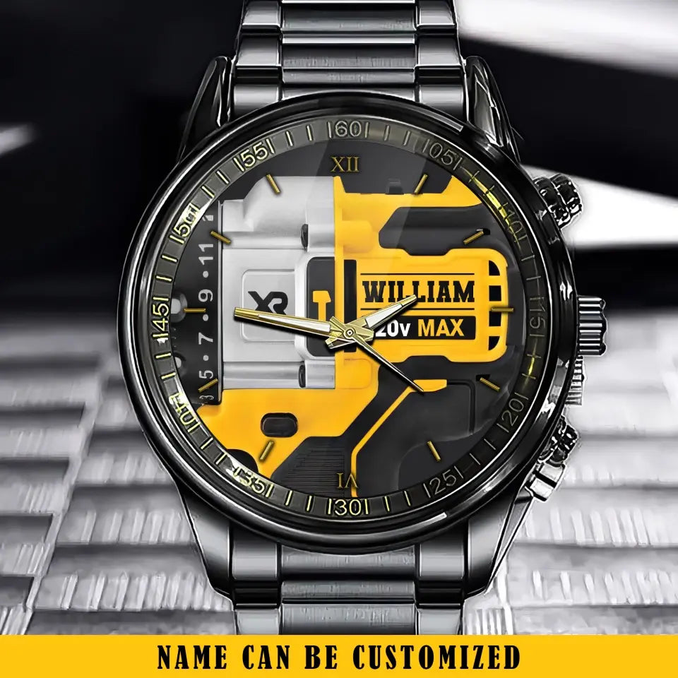 Personalized Power Tool Custom Name Watch Printed KVH241063