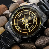 Personalized Canadian Army Logo Custom Service Time Watch Printed AHVA241068