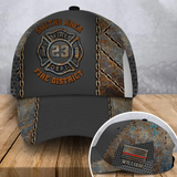 Personalized US Firefighter Custom Base, ID, Name & Departmetn Cap 3D Printed QTHN241084