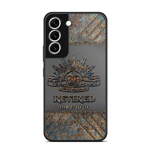 Personalized Retired Australian Army Logo Custom Service Time Phonecase Printed VQ241086