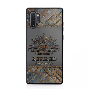 Personalized Retired Australian Army Logo Custom Service Time Phonecase Printed VQ241086