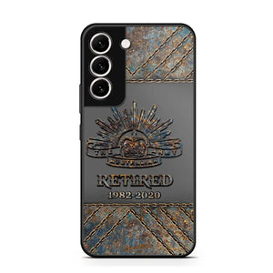 Personalized Retired Australian Army Logo Custom Service Time Phonecase Printed VQ241086