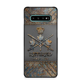 Personalized Retired Canadian Army Logo Custom Service Time Phonecase Printed VQ241086