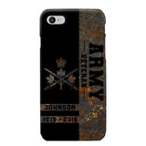 Personalized Canadian Army Veteran Canadian Army Logo Custom Name & Time Phonecase Printed QTKH241089