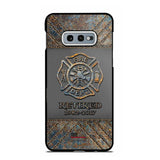 Personalized Retired US Firefighter Custom Service Time Phonecase Printed QTKH241100