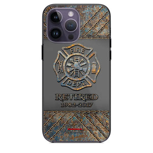 Personalized Australian Firefighter Custom Time Phonecase Printed QTKH241100