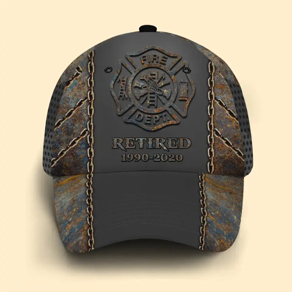 Personalized French Firefighter Flag Custom Time Cap 3D Printed QTKH241106