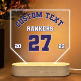 Personalized Your Text &  Name Number LED Night Light Acrylic LED Lamp Printed QTKH241174