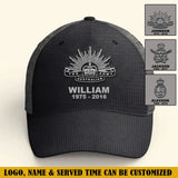 Personalized Australian Veteran Branch Logo Custom Name & Time Cap 3D Printed VQ241216