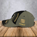 Personalized Swiss Veteran Rank Gold Custom Time Cap 3D Printed AHVA241294