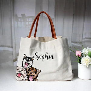 Personalized Dog Lover Canvas Bag 2D Printed VQ241285