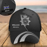Personalized UK Police Logo Custom Name & Time Cap 3D Printed AHVA241343