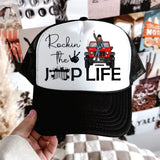 Personalized Rockin' The Jeep Life Jeep Girl Custom Name Mesh Cap 3D Printed HN241299