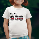 Personalized US Firefighter's Son Firefighter's ID Number Kid's T-shirt Printed QTVA241409