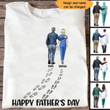 Personalized Happy Father's Day Nurse Dad Gift For Dad T-shirt Printed HN241424