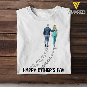 Personalized Happy Father's Day Nurse Dad Gift For Dad T-shirt Printed HN241424