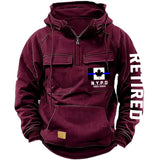 Personalized Retired Canadian Police Department Custom Time American Retro Hooded Sweatshirt Printed KVH241440