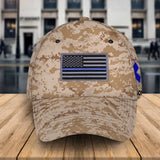 Personalized US Flag Medical EMS Logo Custom Name Cap 3D Printed QTKH241437