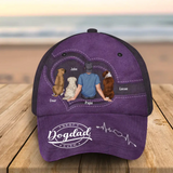 Personalized Best Dog Dad Ever Dog Lovers Gift Happy Father's Day Gift Cap 3D Printed HN241458