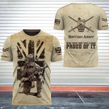 Personalized UK Army Veteran Been There Done That & Damn Proud Of It 3D T-shirt Printed AHVQ241508