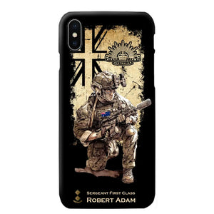 Personalized Australian Veteran Logo Custom Name & Rank Gold Phonecase Printed LVA241528