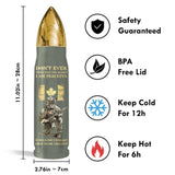 Personalized Canadian Army Veteran Don't Ever Think That The Reason I Am Peaceful Is Because I Forgot How To Be Violent Bullet Tumbler Printed AHVQ241523