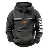 Personalized Swiss Army Veteran Custom Name American Retro Hooded Sweatshirt Printed QTVA241542