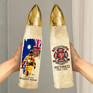 Personalized Australian Firefighter Logo All Gave Some Some Gave All Custom Time & Name Bullet Tumbler Printed AHVQ241551