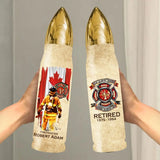 Personalized Canadian Firefighter Logo All Gave Some Some Gave All Custom Time & Name Bullet Tumbler Printed AHVQ241551