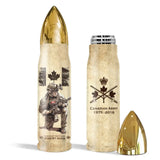 Personalized Canadian Veteran Custom Rank & Name Bullet Tumbler Printed AHVA241456