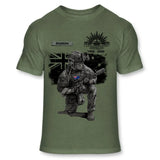 Personalized Australian Veteran Camo Custom Name & Time T-shirt Printed VQ241619