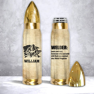 Personalized US Welder Custom Name Bullet Tumbler Printed AHVA241635