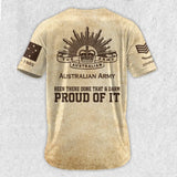 Personalized Australian Veteran Been There Done That & Darm Proud Of It Baseball Jersey 3D Printed AHVA241676