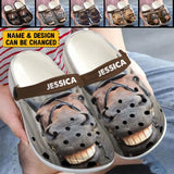 Personalized Funny Horse Face Horse Lovers Gift Clogs Slipper Shoes Printed LVA241812