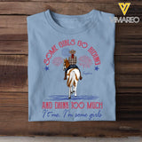 Personalized Some Girls Go Reding And Drink Too Muuch It's Me I'm Some Girls Jeep Girl T-shirt Printed HN241839