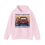 Personalized When It Gets Hot My Top Comes Off Jeep Girl Hoodie 2D Printed KVH241902