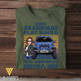 Personalized Some Grandmas Play Bingo Real Grandmas Drive A Jeep Jeep Girl T-shirt Printed KVH241933