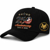 Personalized 250th Anniversary US Army Custom Served Times & Logo Patriotic  Black Cap 3D Printed
