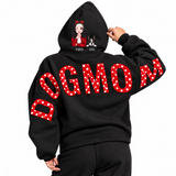 Personalized Dog Mom Across Shoulder Hoodie 2D Printed