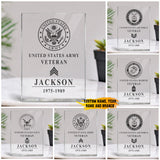 Premium Personalized US Veteran Soldier Art Acrylic Plaque 1104 Gifts For US Veterans, Gifts For Independence Day Veteran Day