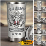 Premium Personalized US Veterans Tumbler C24032601, , Gifts For US Veterans, Gifts On Father's Day, Veterans Day.
