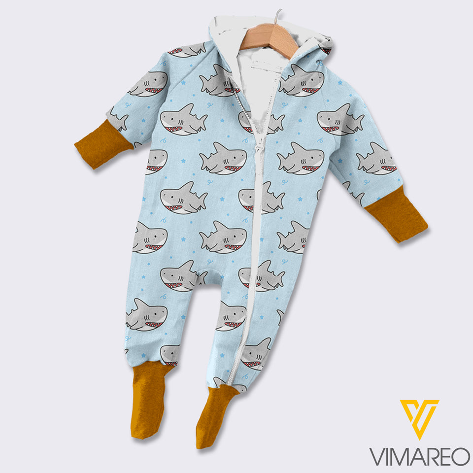 Shark Baby Sweat Overall CEEFD5