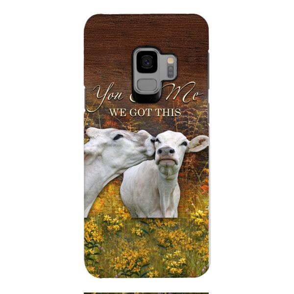 CUSTOMIZED YOU AND ME COUPLE COW LOVE PHONE CASE PRINTED 3D NEYQ02