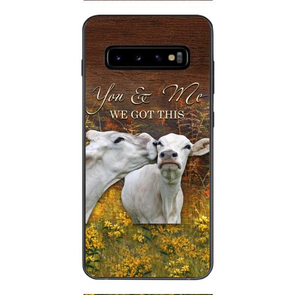 CUSTOMIZED YOU AND ME COUPLE COW LOVE PHONE CASE PRINTED 3D NEYQ02