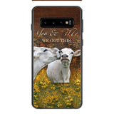 CUSTOMIZED YOU AND ME COUPLE COW LOVE PHONE CASE PRINTED 3D NEYQ02