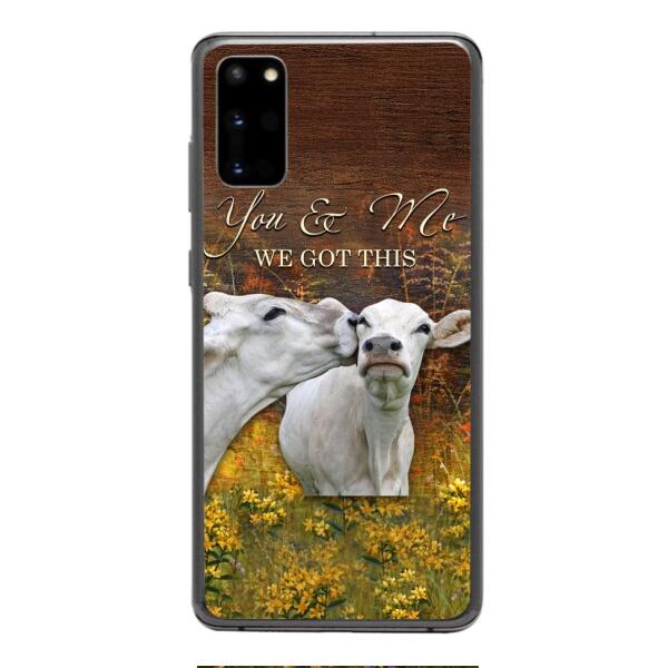 CUSTOMIZED YOU AND ME COUPLE COW LOVE PHONE CASE PRINTED 3D NEYQ02