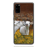 CUSTOMIZED YOU AND ME COUPLE COW LOVE PHONE CASE PRINTED 3D NEYQ02