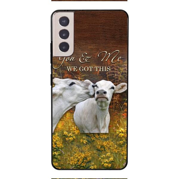 CUSTOMIZED YOU AND ME COUPLE COW LOVE PHONE CASE PRINTED 3D NEYQ02