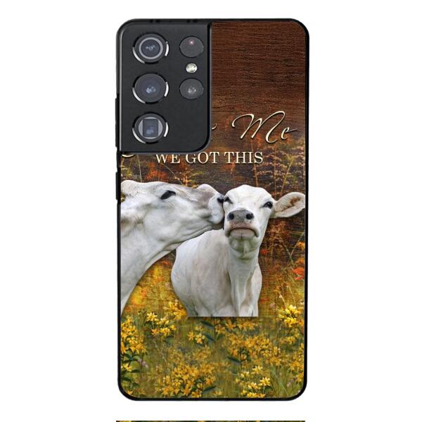 CUSTOMIZED YOU AND ME COUPLE COW LOVE PHONE CASE PRINTED 3D NEYQ02