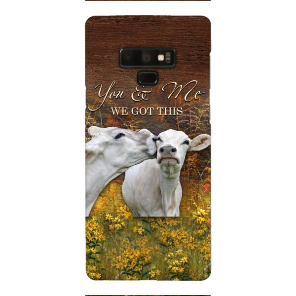 CUSTOMIZED YOU AND ME COUPLE COW LOVE PHONE CASE PRINTED 3D NEYQ02